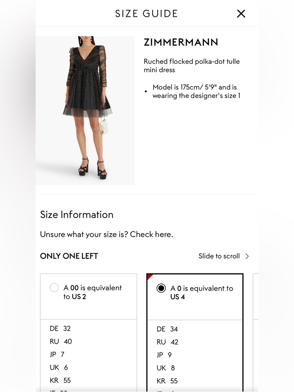 Zimmermann Ruched Flocked Polka-Dot Tulle Mini Dress Black Size 0 Small US4 NWT - Picture 15 of 16